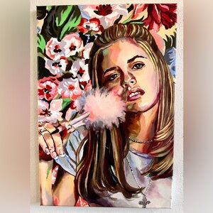 Clueless Cher canvas art 18X12” Alicia silverstone 1999 movie